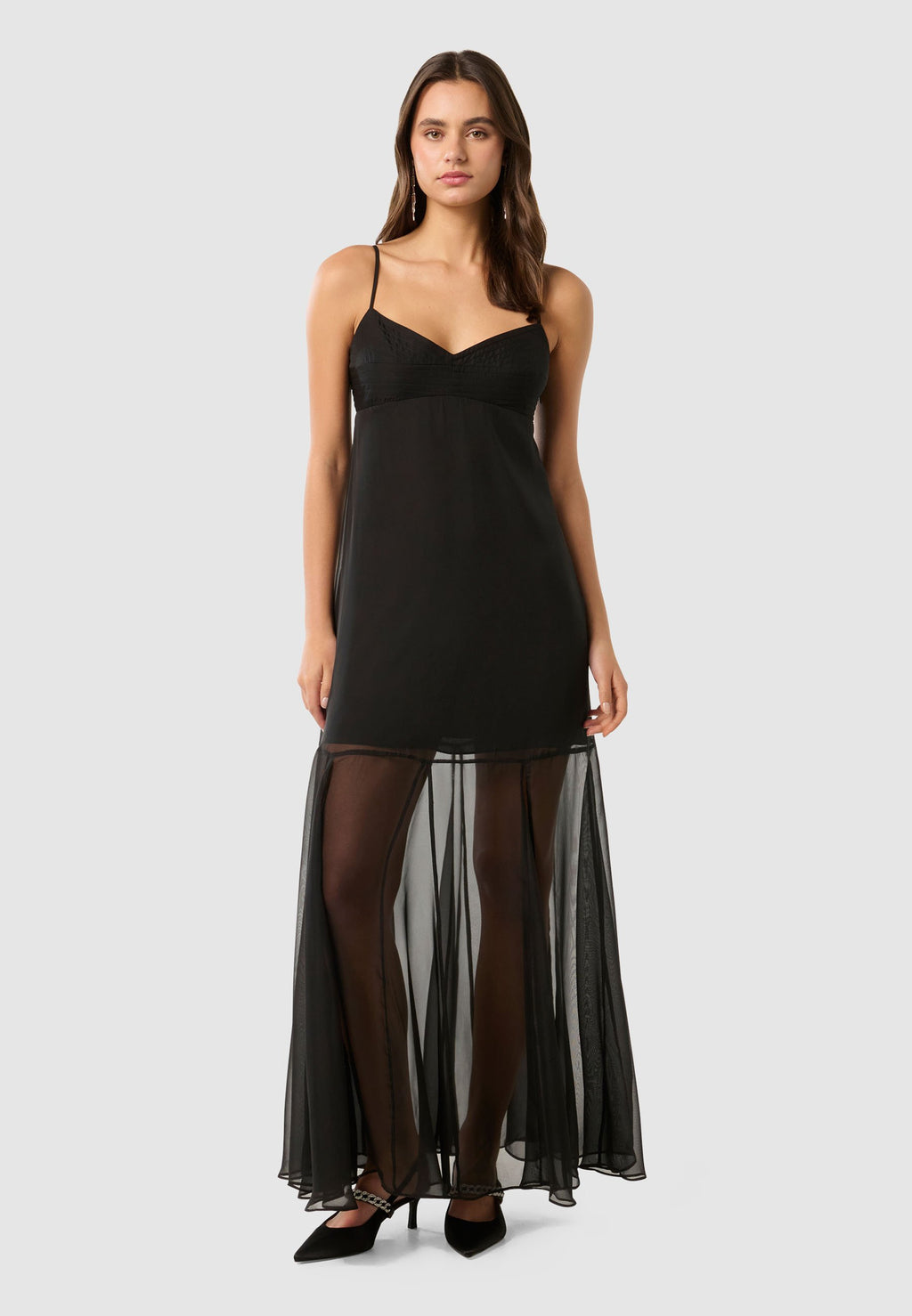 Forever New ANNIE SHEER DETAIL MIDI
