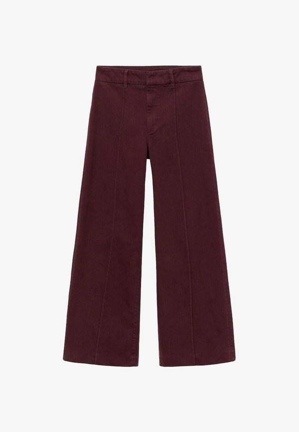 Mango Straight leg jeans - bordeaux