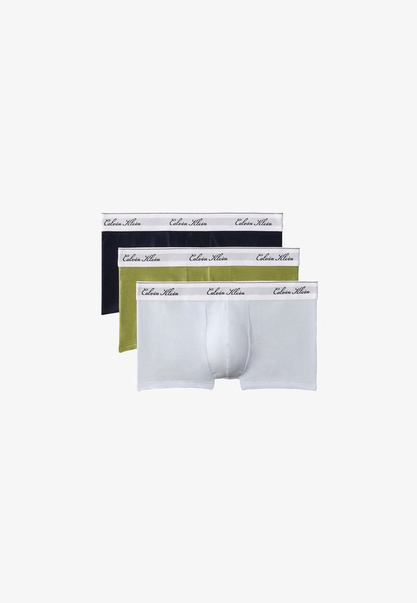 Calvin Klein Underwear LOW RISE TRUNK 3 PACK  - Trunks - dark sapphire/iguana/plein air
