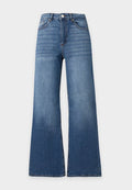 Vero Moda Petite VMTESSA - Wide Leg - medium blue denim