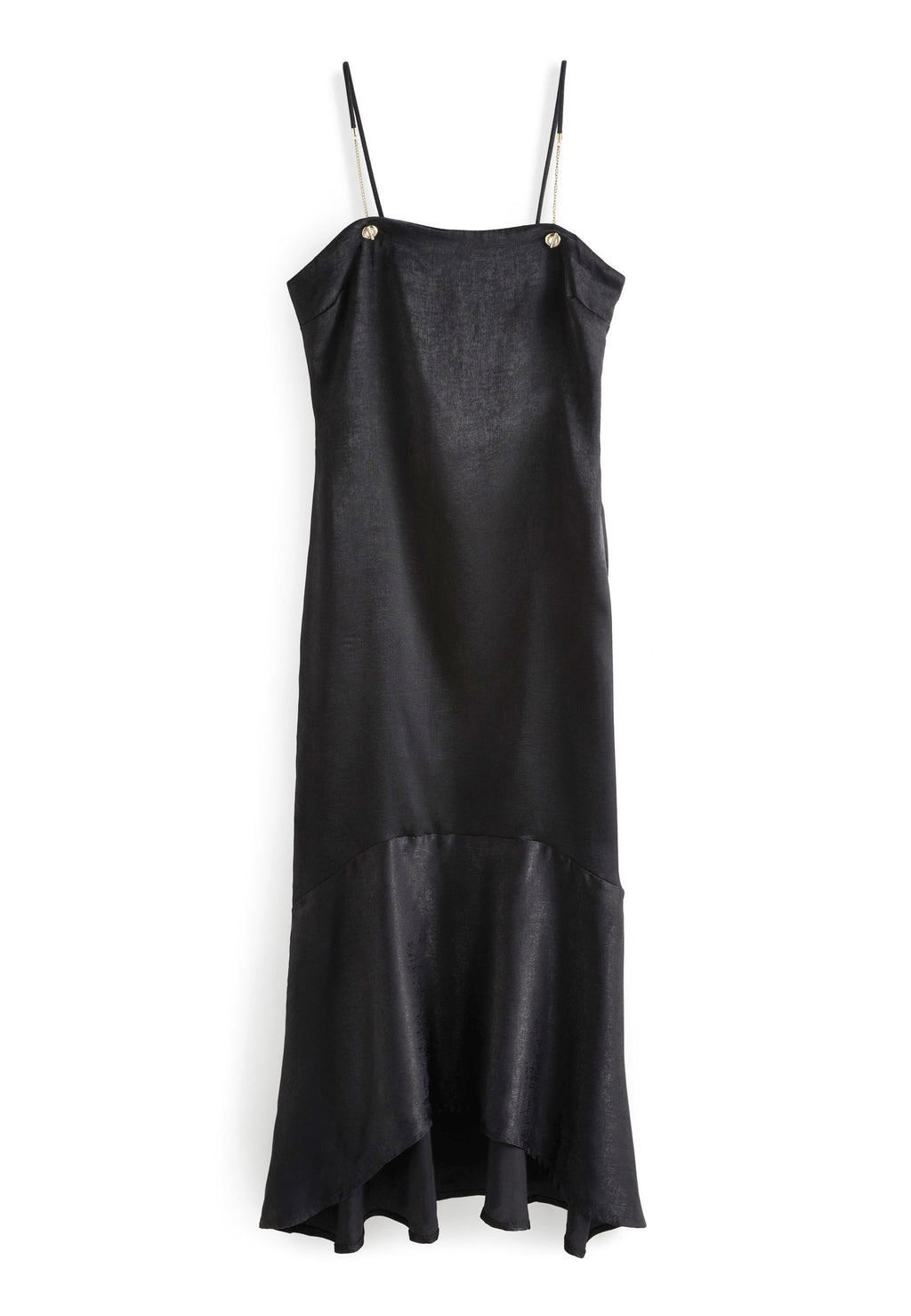 Next SATIN CHAIN DETAIL MIDI DRESS