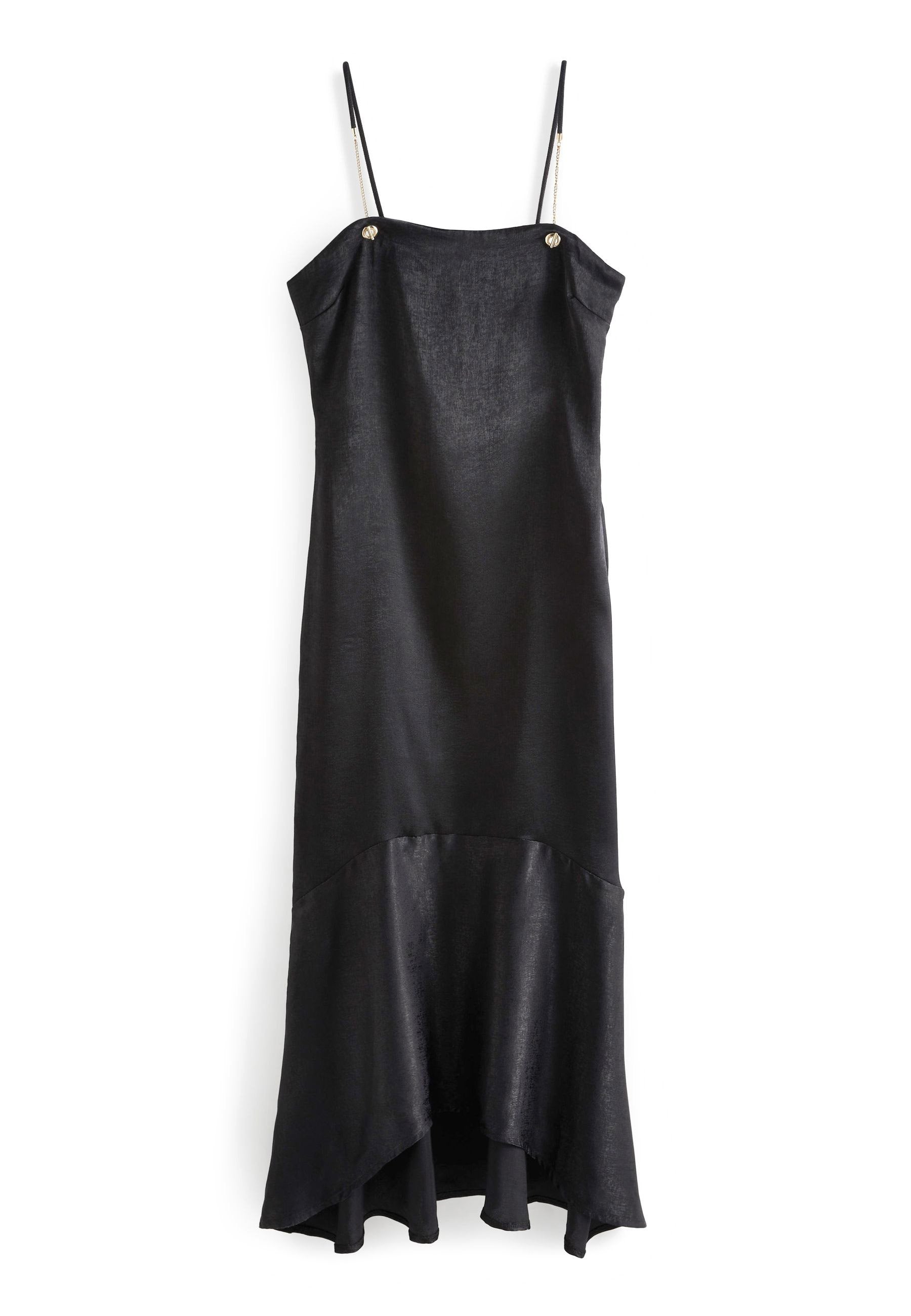 Next SATIN CHAIN DETAIL MIDI DRESS