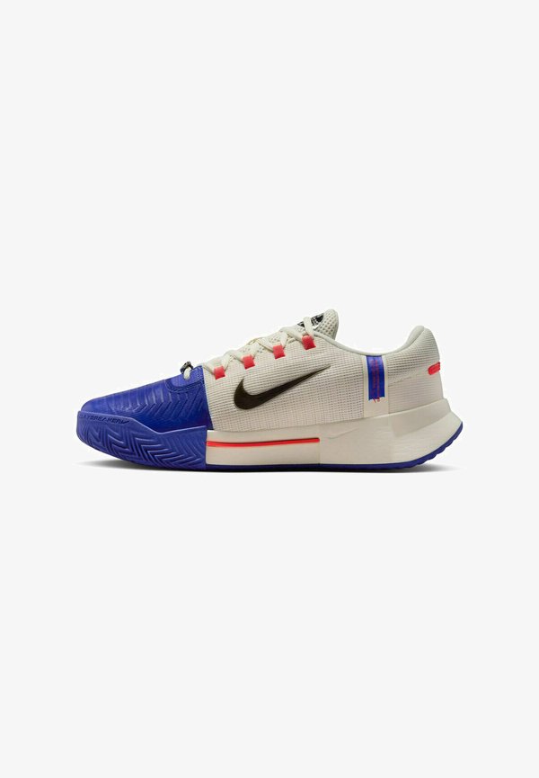 Nike Performance M ZM GP CHALLENGE 1 PRM RG - Multicourt tennis shoes - deep night lt crimson pale ivory mtlc silver