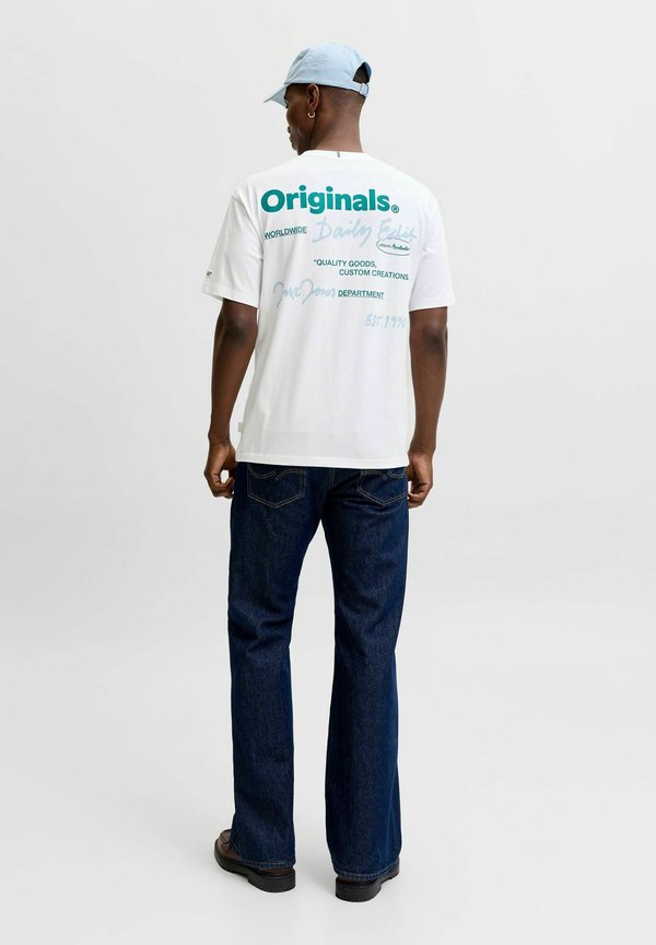 Jack & Jones T- - Print T-shirt - bright white