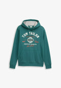 TOM TAILOR Hoodie - jasper green
