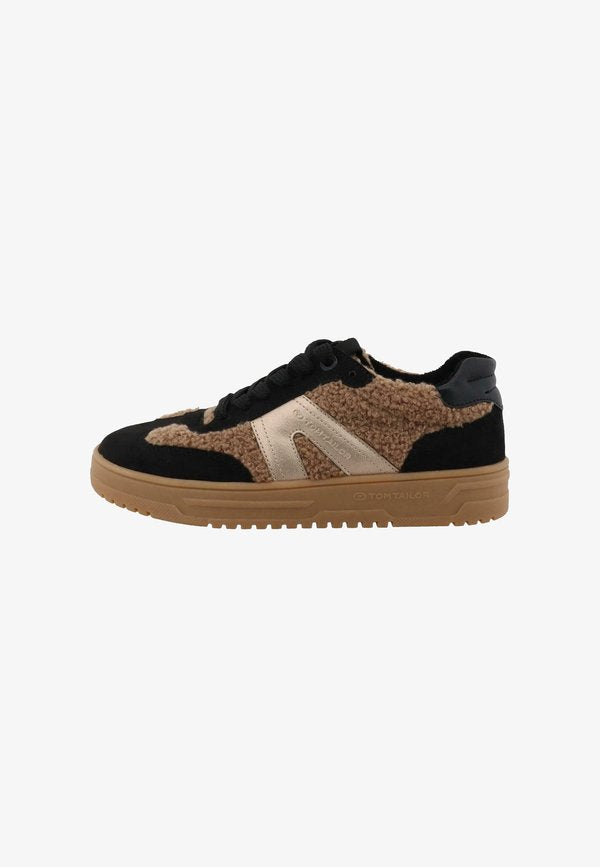 TOM TAILOR Trainers - black brown
