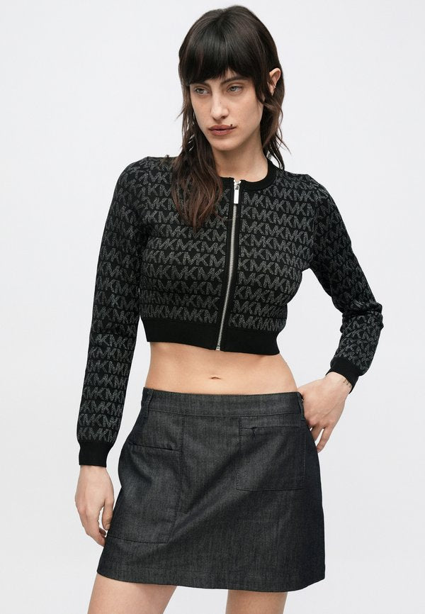 MICHAEL Michael Kors METALLIC ZIP