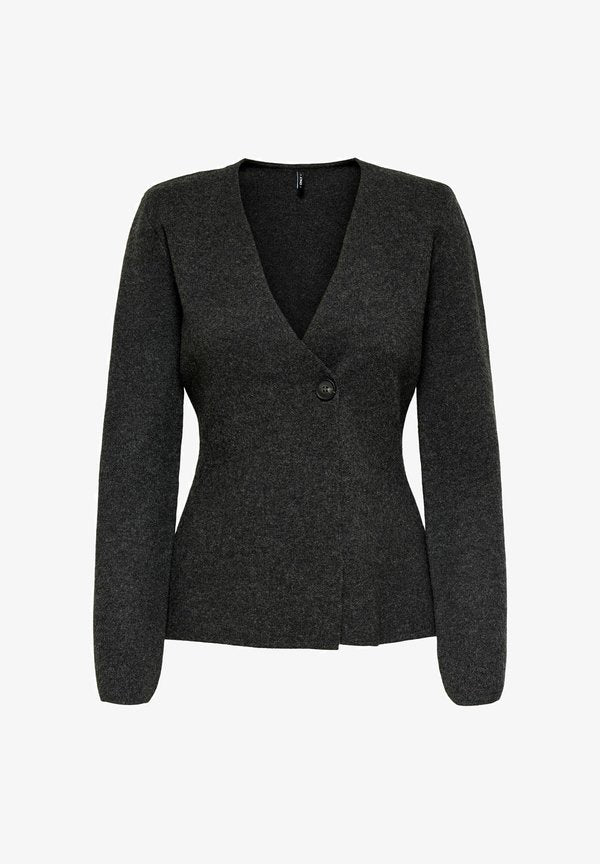 ONLY ONLMYERA - Cardigan - dark grey melange