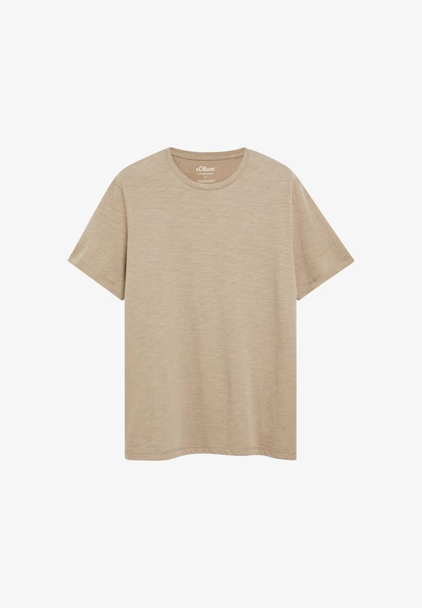 s.Oliver T-SHIRT - Basic T-shirt - hellbraun