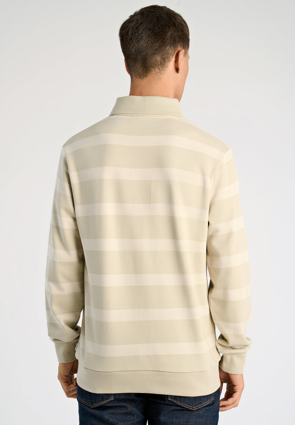 STRIPED POLO SWEATSHIRT L/S Media 4