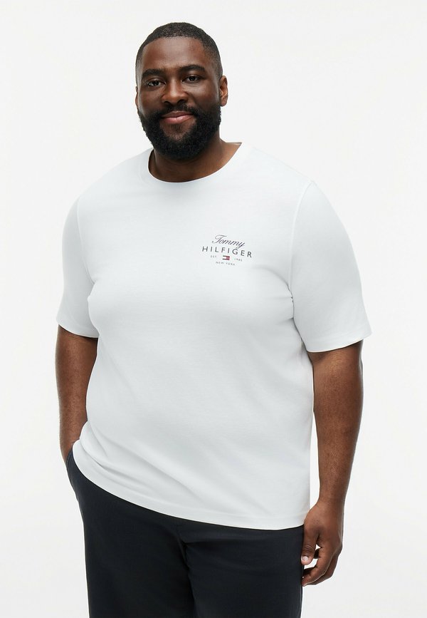 Tommy Hilfiger BT-SCRIPT STACK TEE-B - BRAND LOVE - Basic T-shirt - white
