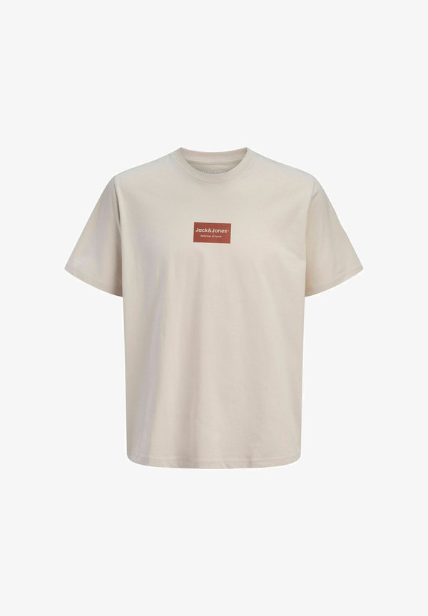 Jack & Jones T- - Print T-shirt - moonbeam