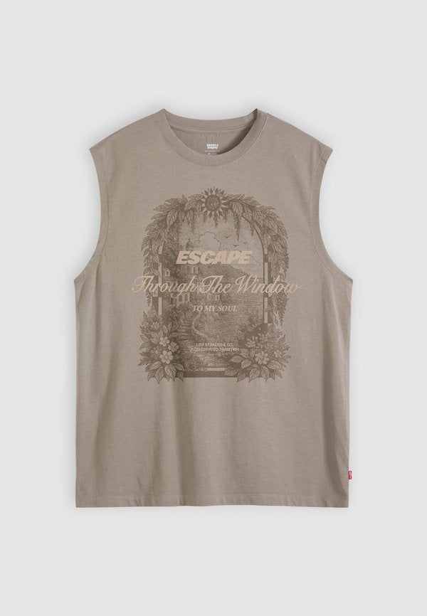 Levi's® MUSCLE TANK - Top - chateau grey