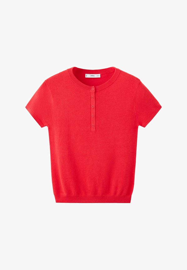 Mango ADULT - Basic T-shirt - red