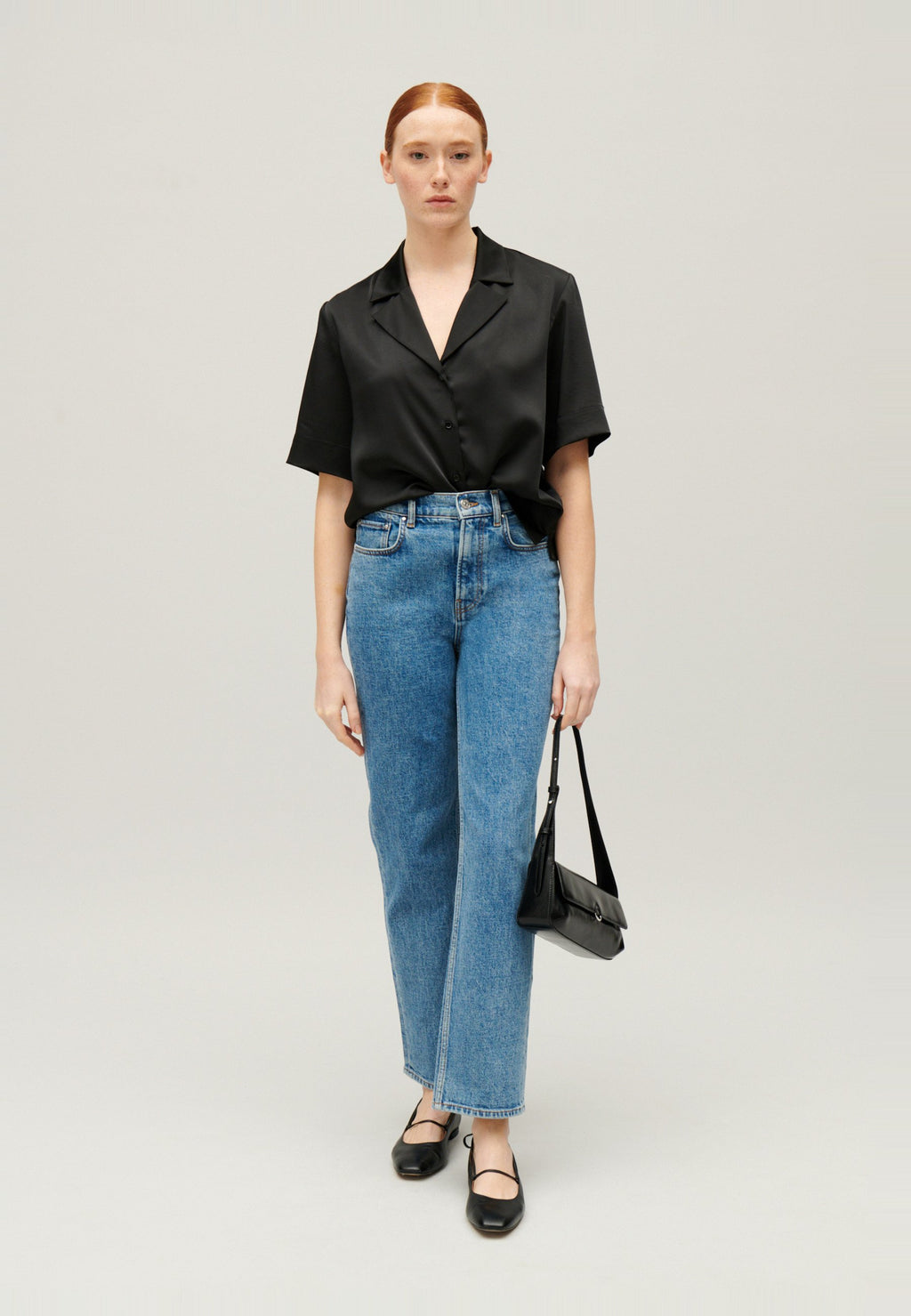 Claudie Pierlot CHEMISE FLUIDE MANCHES COURTES
