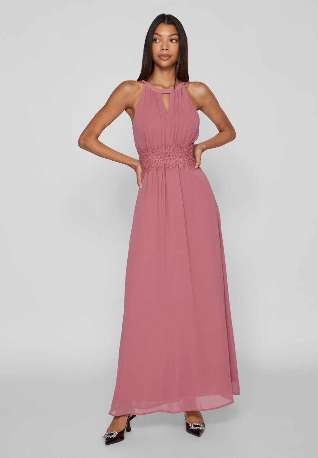 VILA VIMILINA HALTERNECK MAXI DRESS - NOOS/OC