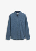 TOM TAILOR REGULAR FIT SOFT-TOUCH -OPTIK - Shirt - light blue grindle structure