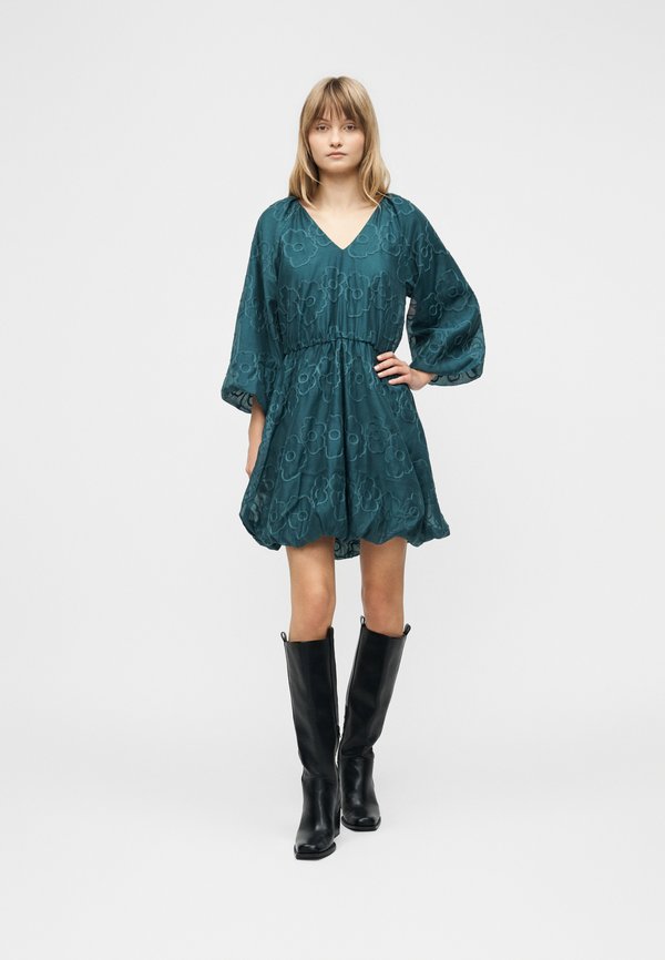YAS YASFLORINA BUBBLE HEM DRESS