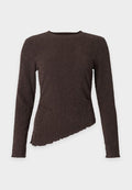ONLY ONLSOFIE O NECK  - Long sleeved top - chocolate torte