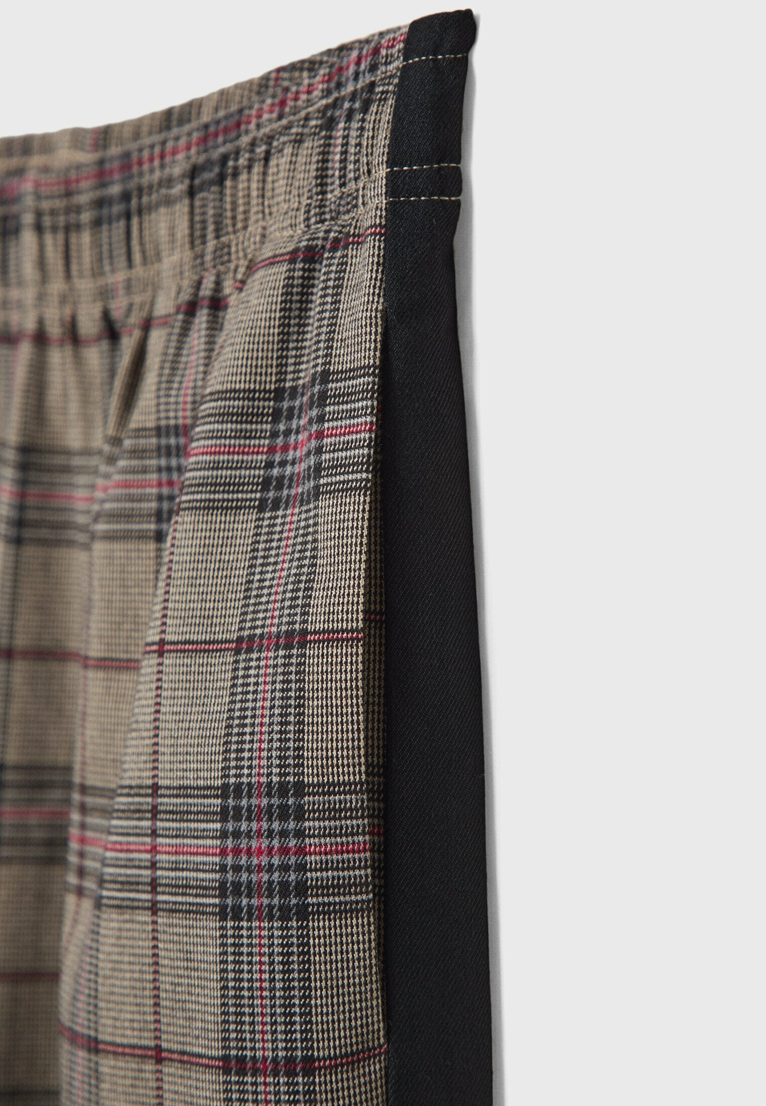 Stradivarius CHECK  WITH SIDE STRIPE