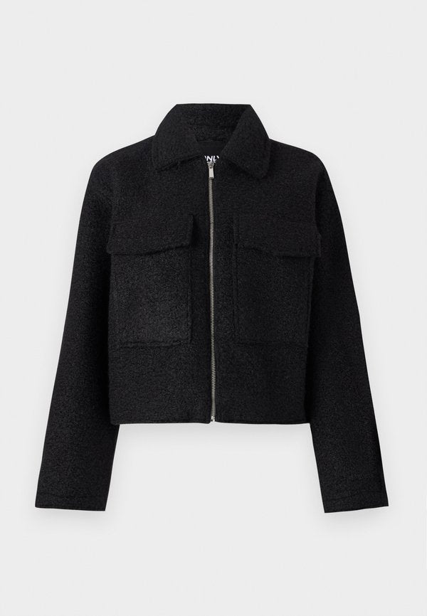 ONLY ONLSIERRA - Fleece jacket - black