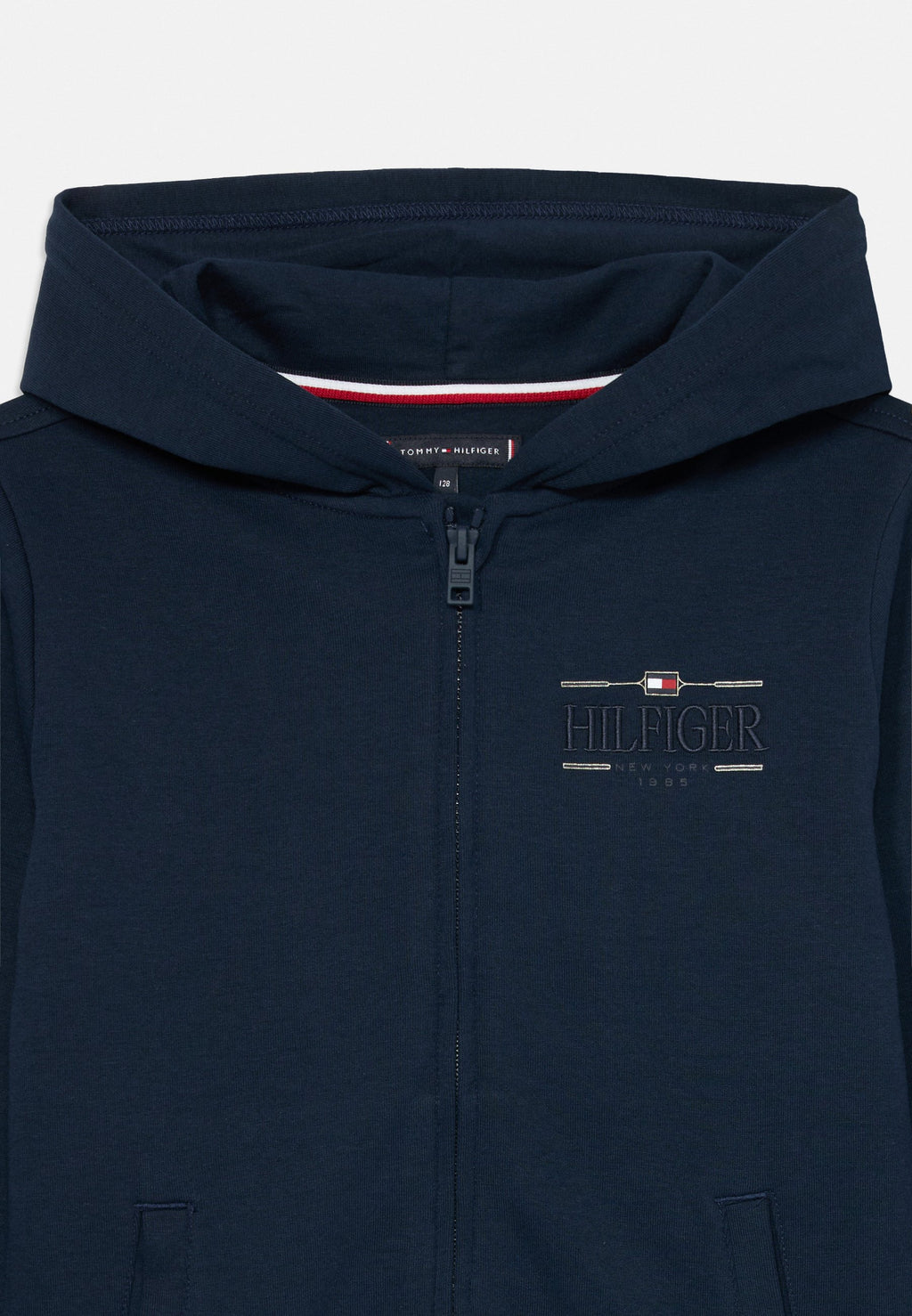 LOGO EMBROIDERY INTERLOCK KNIT ZIP-THRU HOODY Media 5