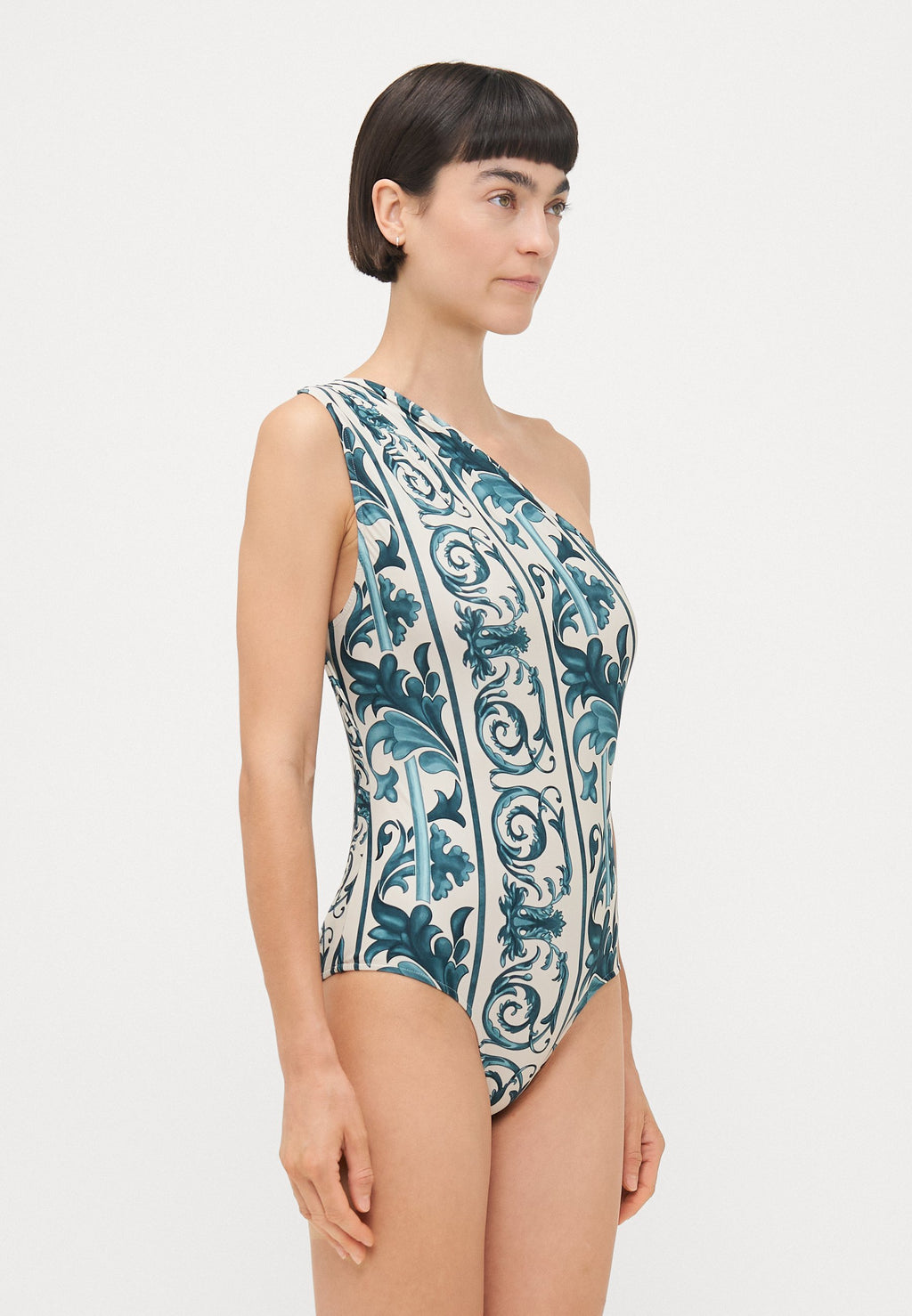 ADRIANA DEGREAS HERA ONE SHOULDER SWIMSUIT