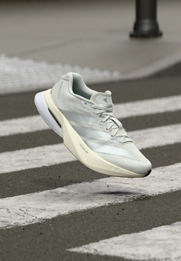 adidas Performance ADIZERO BOSTON 13 W - Road running shoes - footwear white/matte silver-coloured/dash grey