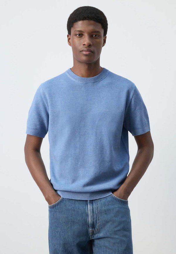 Mango ADULT - Basic T-shirt - blue