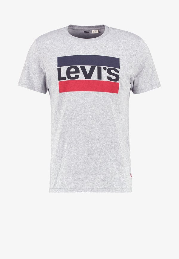 Levi's® SPORTSWEAR GRAPHIC TEE - Print T-shirt - grey heather