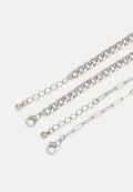 Jack & Jones JACTESERO NECKLACE UNISEX 2 PACK