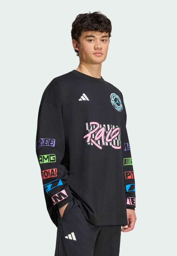 adidas Performance ADIDAS PERFORMANCE MERCEDES - AMG PETRONAS FORMULA 1 TEAM LIGHTS ON LONGS - Long sleeved top - black