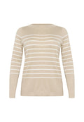 Kaffe Curve KCLIZZY STRIPED BOATNECK NO