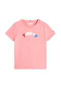 TEXTURED LOGO JERSEY CREW NECK T-SHIRT Media 1