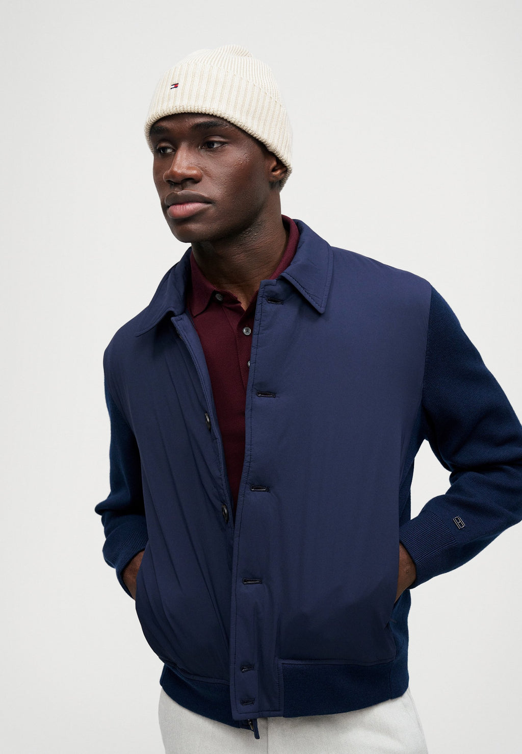 SMART CASUAL MIXED TEXTURE RELAXED JACKET Media 5