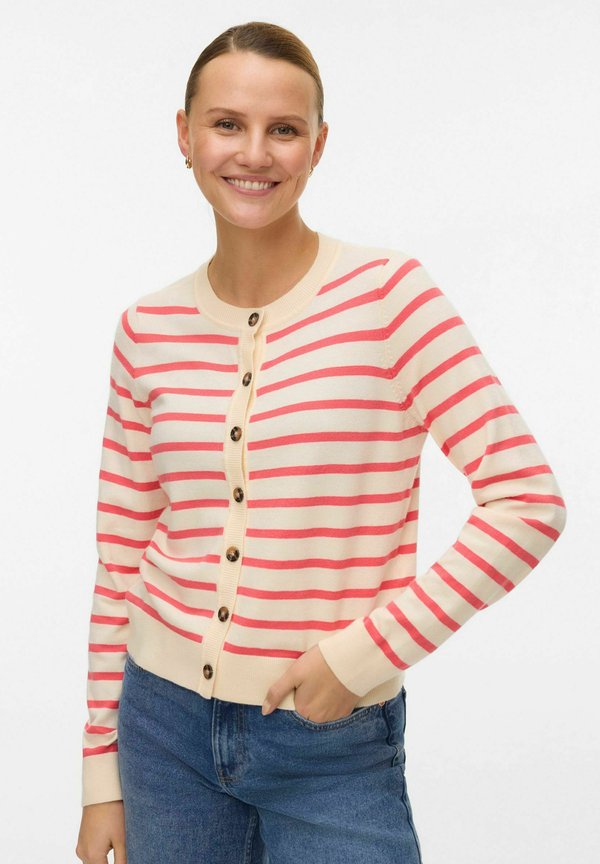 Vero Moda Knitted VMSABA Knit - Cardigan - birch
