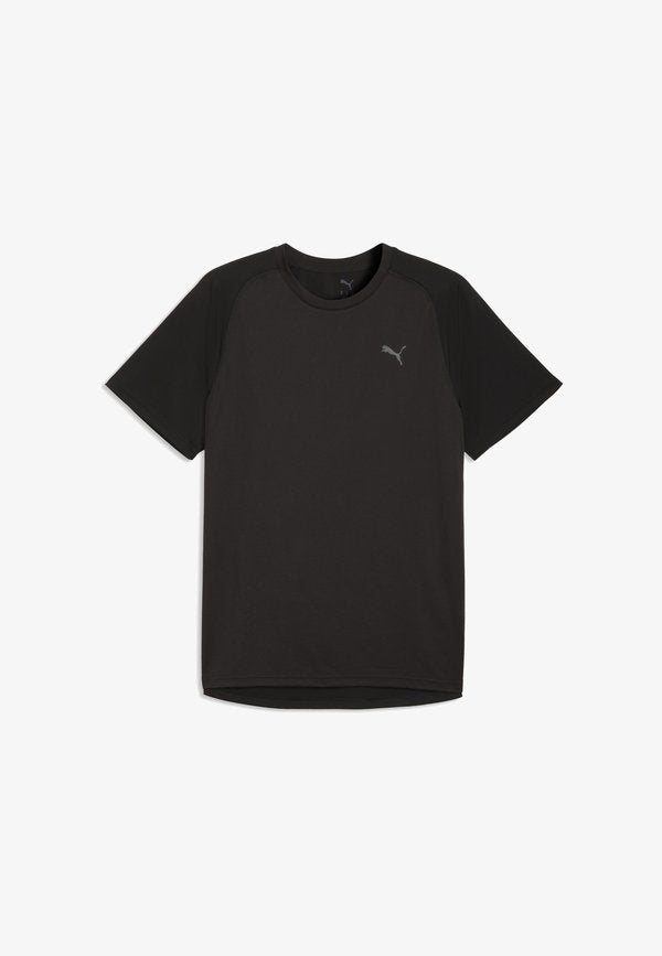 Puma M PWRTRAIN FABRIC MIX TEE - Sports T-shirt - black