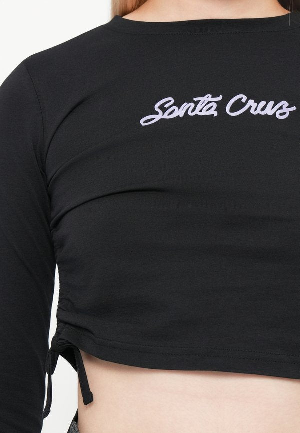 Santa Cruz LOVE SCRIPT STRIP TIE TOP