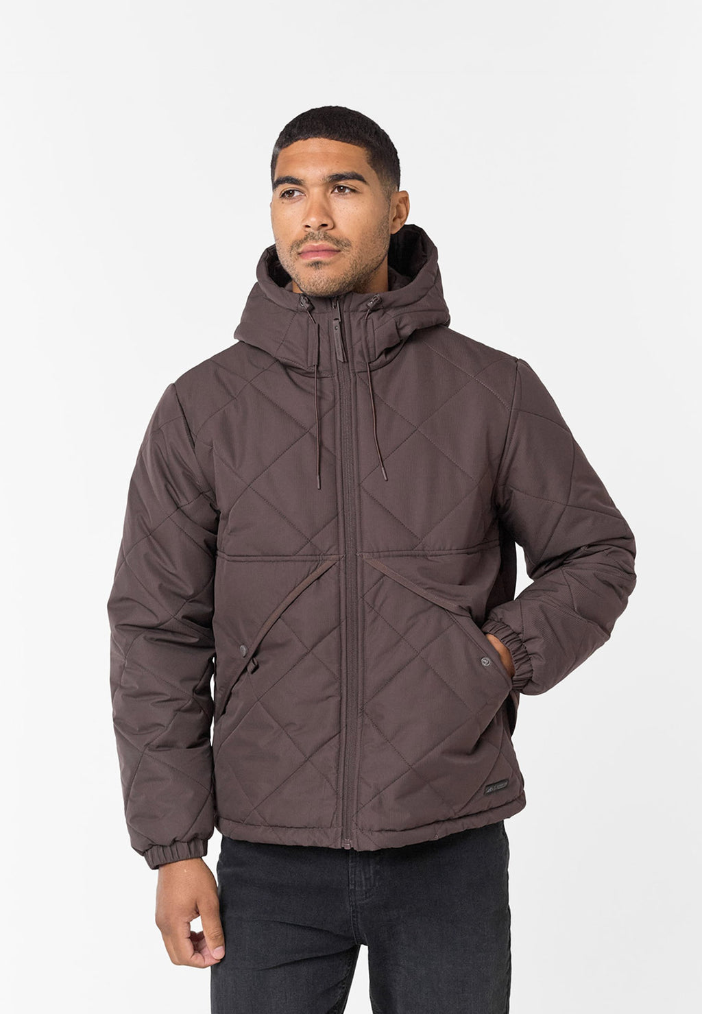 CLOSURE London DIAMOND QUILTED POCKET PUFFER