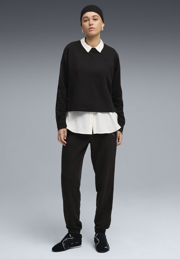 Puma JOGGING - Tracksuit bottoms - black