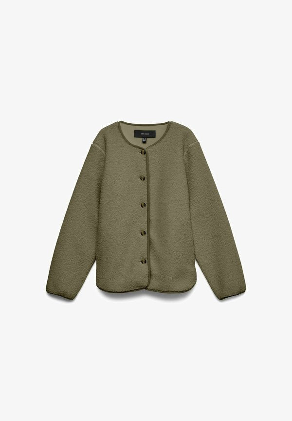 Vero Moda TEDDY JACKET VMKIMBERLY JACKET - Fleece jacket - mermaid