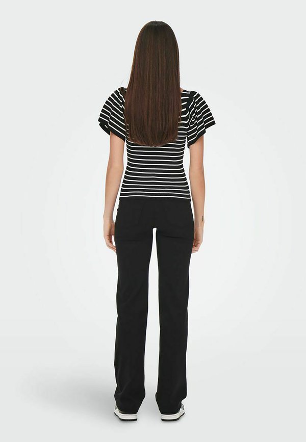 ONLY ONLLEELO STRIPE BACK V NECK