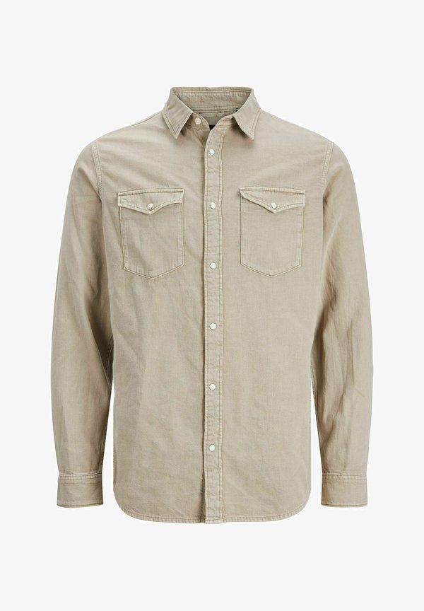 Jack & Jones Denim Slim Fit - Shirt - Beige