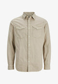 Jack & Jones Denim Slim Fit - Shirt - Beige
