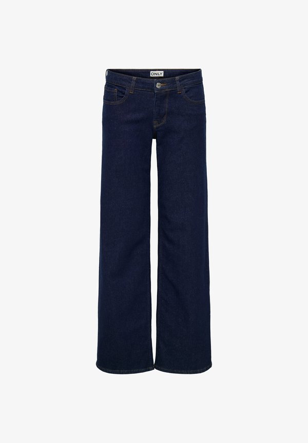 ONLY Wide-fit ONLJUDY-O Low waist Wide Leg Fit - Wide Leg - dark blue denim