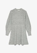Vero Moda Knitted AWANGALINA Short - Jumper dress - light grey melange