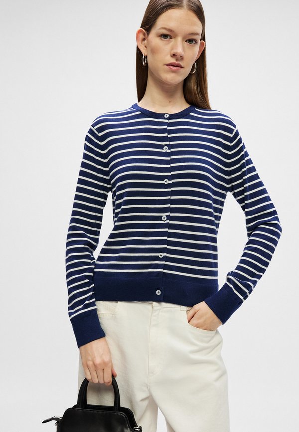 Mads Nørgaard CHARLOT STRIPE CARDIGAN