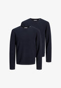 Jack & Jones 2 PACK - Jumper - navy blazer