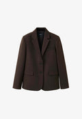Mango ADULT - Blazer - dark brown