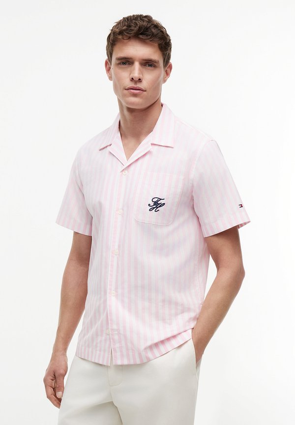 Tommy Hilfiger REGULAR FIT PAPER TOUCH SHORT SLEEVE SHIRT